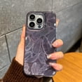 thumbnail image 2 of for iPhone 15 Pro Max Phone Case 6.7 inch, Aesthetic Bling Feather for Women Girls, Shockproof Soft TPU & Hard pc Black, 2 of 10
