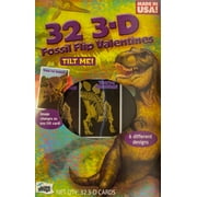 Fossil Flip 3D Dinosaur Valentines