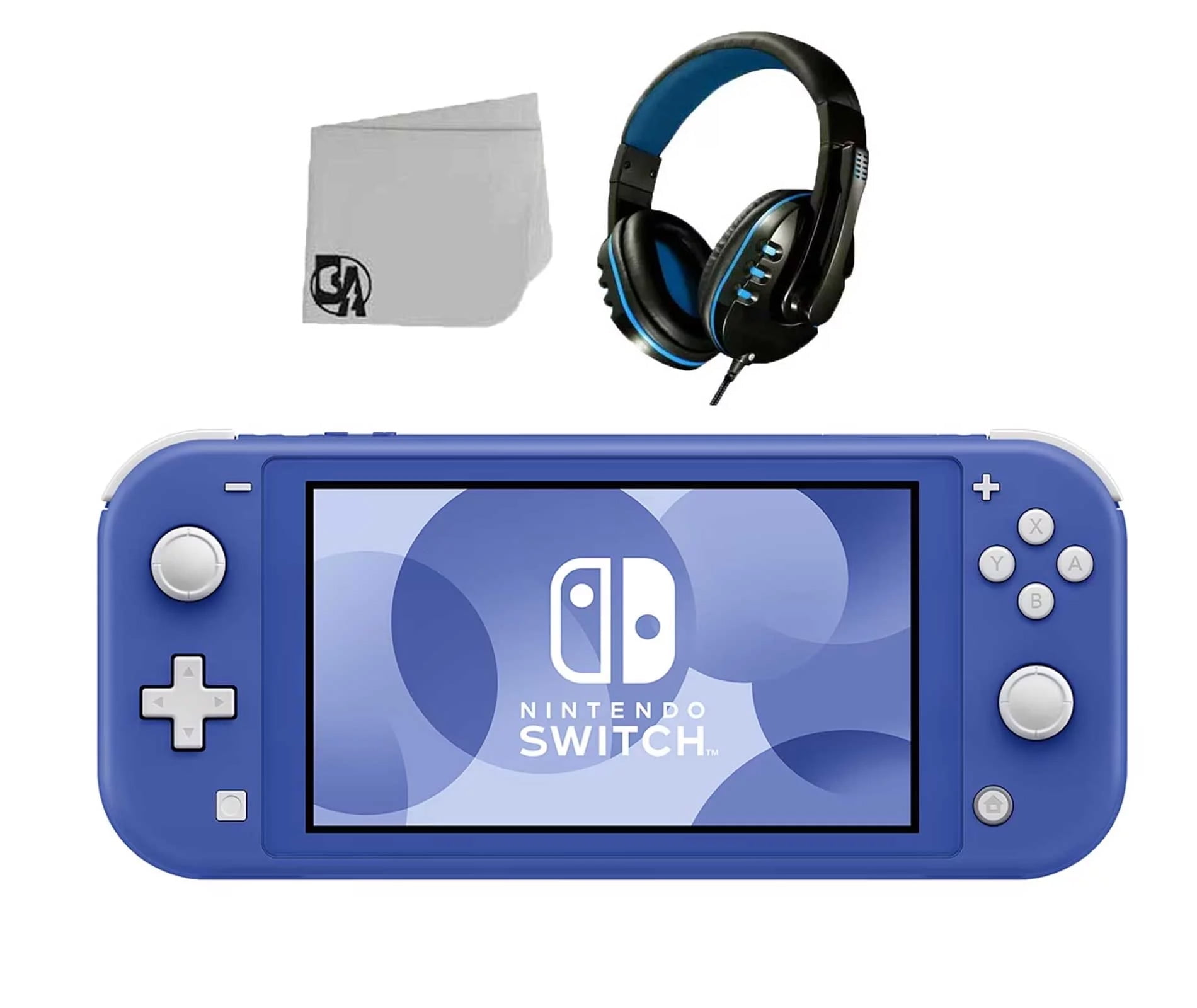 Pre-Owned Nintendo Switch Lite - Blue With Headset Bolt Axtion