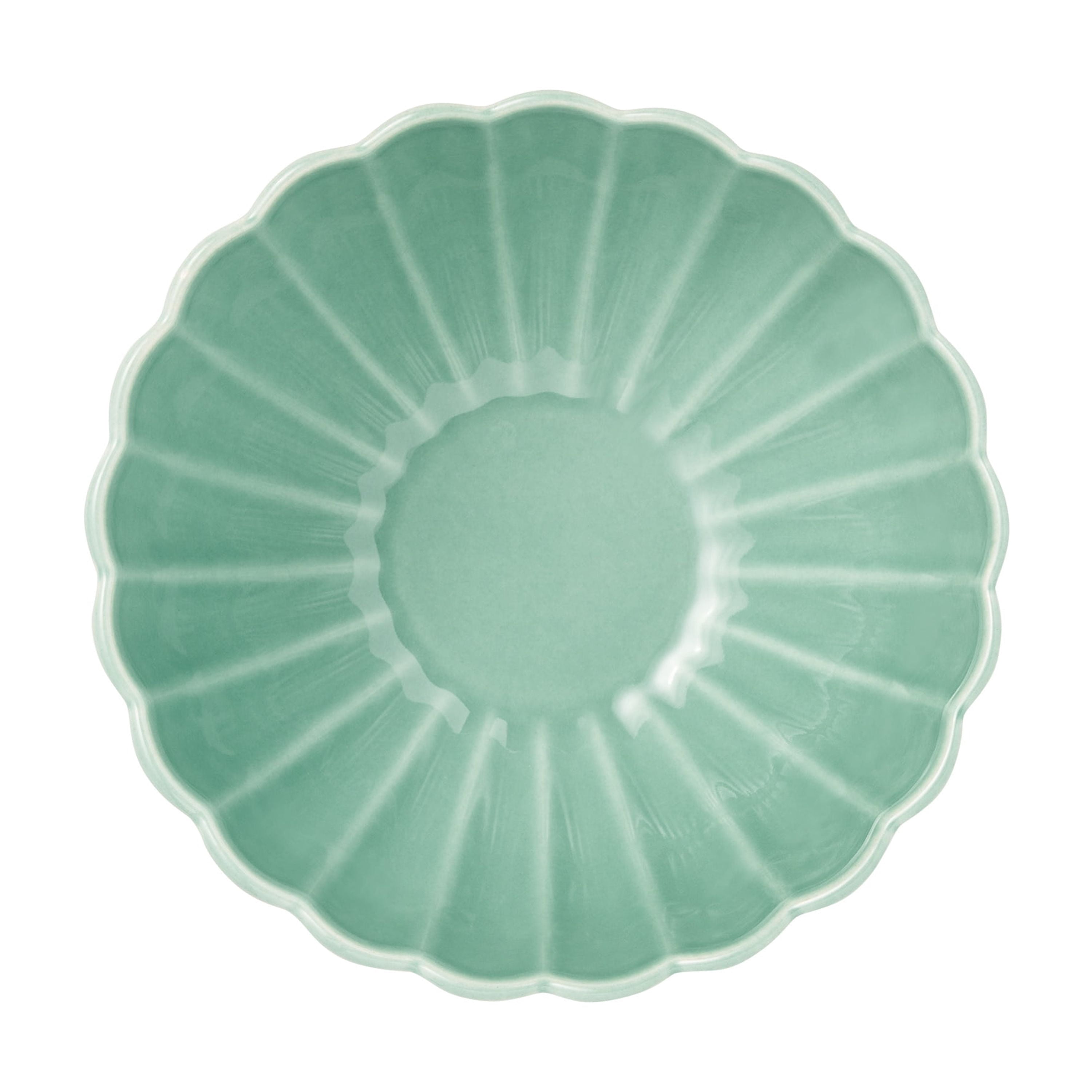 The Pioneer Woman Colette 12-Piece Stoneware Dinnerware Set, Green