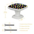 thumbnail image 4 of 4PCS Square Cabinet Fluorescence Knob Glowing in the Dark Furniture Drawer Pulls Handle with Screws Pineapple, 4 of 5