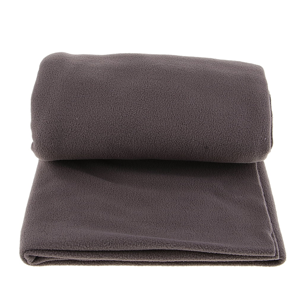 Lipstore 1 Meter Polyester Anti Solid Fleece Fabric Warm Winter Fleece Solid Gray Gray