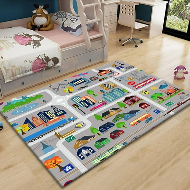 Kids Play Mat Rug Carpet Educational Playmat with NonSlip Design, ABC