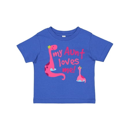

Inktastic My Aunt Loves Me Gift Toddler Toddler Girl T-Shirt