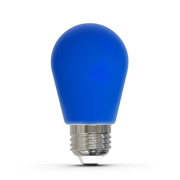 Bulbrite 862322 2.5W Dimmable S14 Shape Ceramic Blue Filament LED Bulb - Pack of 10