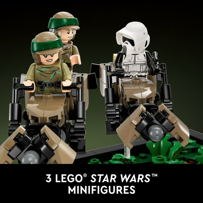 LEGO Star Wars 75353 Endor Speeder Chase Diorama Original Collectible Gift Walmart