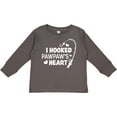 thumbnail image 3 of Inktastic I Hooked Pawpaw's Heart with Fishing Rod Boys or Girls Long Sleeve Toddler T-Shirt, 3 of 5