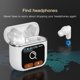thumbnail image 3 of Auriculares Bluetooth SUSUchens con cancelación de ruido inteligente, resistentes al agua, graves profundos, control táctil, portátiles, inalámbricos, blancos, 3 of 8