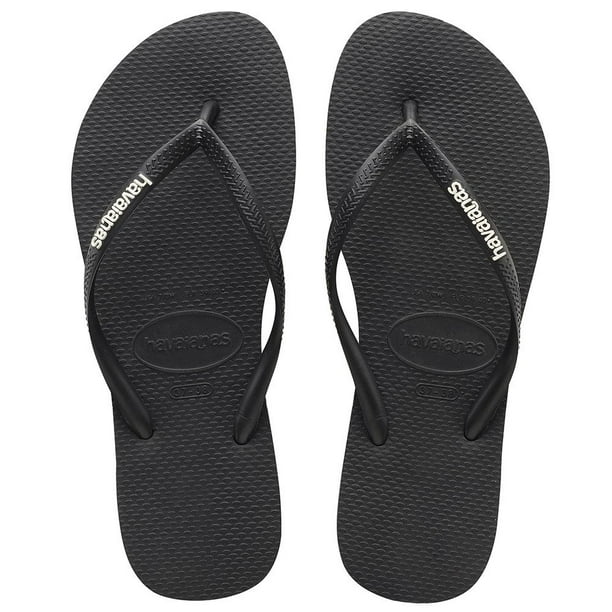 black thin havaianas