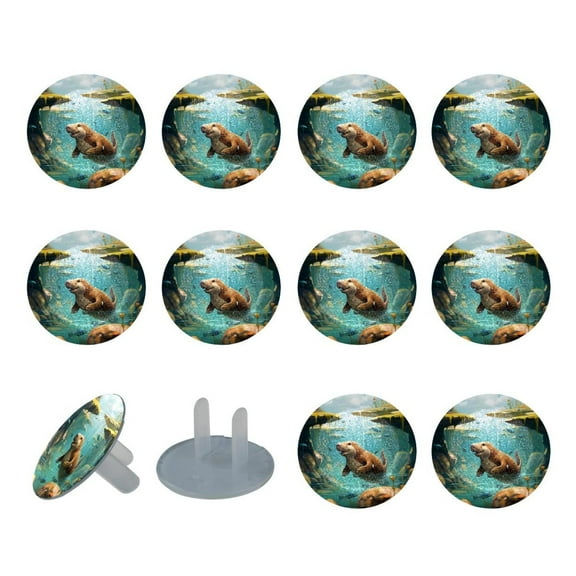 24 Pack Platypus Duckbill Outlet Covers Baby Proofing Socket Protectors Child Safety Plug Caps Guard against electric shock for US 2-Prong