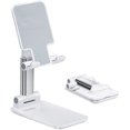 thumbnail image 1 of Soporte para teléfono celular, soporte para teléfono celular ajustable en altura con cojín de silicona para escritorio Soporte para teléfono celular totalmente plegable compatible con todos los teléf, 1 of 5
