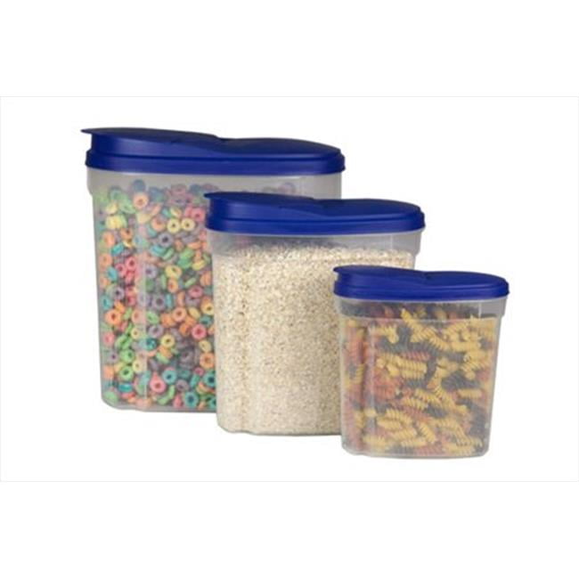 Cereal Container 1.3 2.7 5 Liter 3 Piece,
