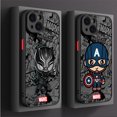 thumbnail image 4 of Funda de lujo de TPU para iPhone 15 Plus, 7, 8 Plus, 11 Pro, SE, 13, 14 Pro, Max, XR, 12 Mini, XS, X, XS, Marvel, Groot, Spiderman, 4 of 5