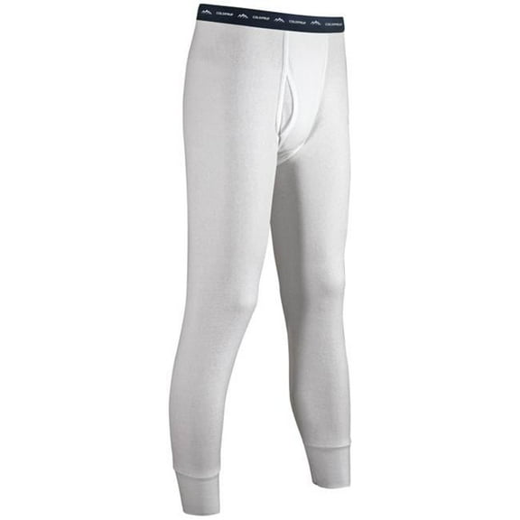 Coldpruf Basic Men's White Medium Base Layer Pants - Stay Warm and Comfortable All Day!