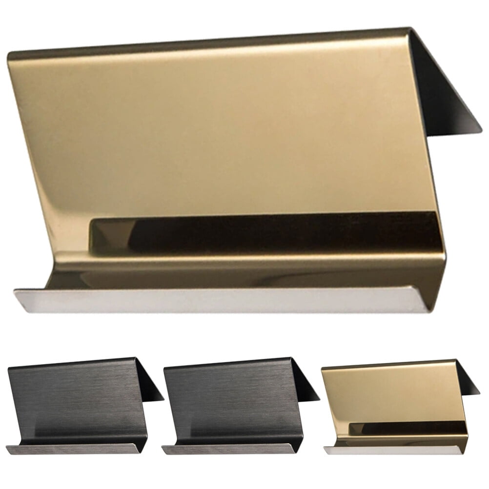 Stainless Steel Pocket Business Card Holder - Sleek Metal Case for