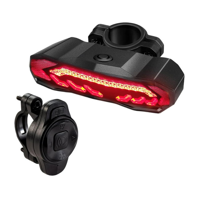 Luz trasera para bicicleta, luz delantera para bicicleta LED con accesorio de señales de , luz trasera para bicicleta, luz para bicicleta de monta