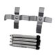 thumbnail image 3 of clips de pasadores de pastillas de freno,Kit de montaje de pastillas de freno trasero pasadores clips BPF1266A,Hardware KIT310 LX0263 109-1266 QK1266,Los repuestos para vehículos PFK362 se, 3 of 8