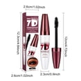 thumbnail image 4 of SDOHIG 7D Waterproof Lengthening and Volumizing Mascara, Black, Intense Carbon Black Pigment, Clump-Free and Smudge-Resistant, Full Volume and Extreme Length, Dramatic Eye Look, 10g, Shade C, 4 of 4