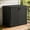 Black, variant on OROFULL 30 Cu.Ft Outdoor Storage Shed, Waterproof Resin Horizontal Cabinet with Lockable Doors for Patio, Backyard & Garden Tools, Black