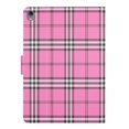 thumbnail image 6 of Mantto for Lenovo Tab P11 11" TB-J606F TB-J606X Case Shockproof TPU Back Shell Grid Pattern Leather Flip Stand Case Full Body Protection Cover, Rose, 6 of 8