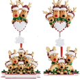 thumbnail image 1 of Adornos navideños de la familia Newstar, adornos colgantes, adornos navideños para árboles de Navidad, adornos navideños para parejas de erizos, 1 of 4