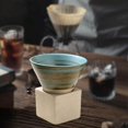 thumbnail image 3 of Pottery Tea Cup Hand Crafted Kung Tea Mug Fu Tea 100ml for Tea Lover Indoor Outdoor Blue, 3 of 8