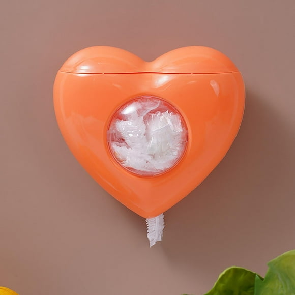 Love Plastic Wrap Set Storage Box Wholesale Kitchen Wall Hanging Large Capacity No Punching Fresh-keeping Bag Wall Hanging Finishing Box
