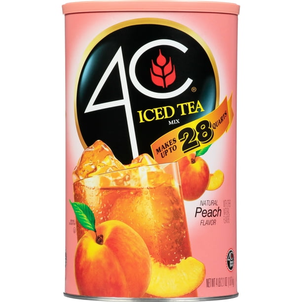 Peach Drink Mix 66oz - Natural juices for grocery retail - Walmart