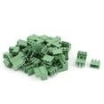 thumbnail image 1 of Unique Bargains 20 Pair 3 Position 5.08mm Pitch Male Female PCB Screw Terminal Block Connectors, 1 of 1