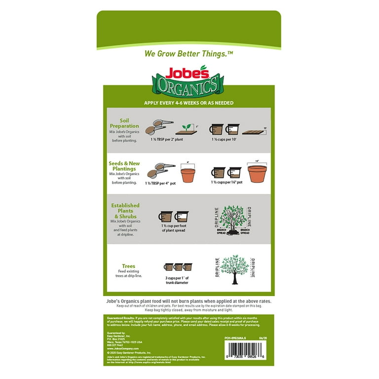 Jobe's Organics All Purpose Slow Release Plant Fertilizer Granules