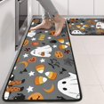 thumbnail image 2 of Kitchen Rugs Sets Of 2,Halloween Cute Ghosts with Boo Anti Fatigue Kitchen Mat Rugs Non Slip Washable,Decorative Kitchen Floor Mats for Kitchen,Sink,Laundry,17"x47"+17"x47", 2 of 5
