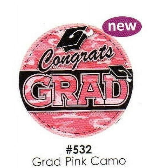 Grad Pink Camo Cake Decoration Edible Frosting Photo Sheet