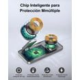 thumbnail image 4 of 3 en 1 Cargador Inalámbrico Magnético Safe,15W Soporte de Carga Inalámbrico Plegable,Carga Rápida Qi Compatible con iPhone Air/17/16/15/14/13/12, AirPods Pro 3/2 y Apple Watch（Negro）,Blanco, 4 of 14