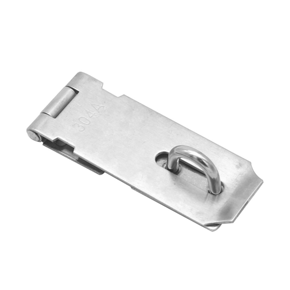Stainless Steel Anti Theft Door Lock Gate Hasp Staple Padlock Clasp Shed Latch 