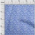 thumbnail image 2 of oneOone Polyester Spandex Medium Blue Fabric Asian Japanese Floral Craft Projects Decor Fabric Printed By The Yard 56 Inch Wide, 2 of 4