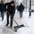 thumbnail image 3 of Manganese Steel Snow Shovel - Multi-Functional Ice Removal Tool for Winter Outdoor Snow Clearing, Driveway Sidewalk, Yard, Patio, and Practical Heavy Duty Snow Cleaning, 22*12*1.4in, No wooden handle, 3 of 7