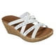 thumbnail image 3 of Sandalia con cuña Skechers Beverlee-Tiger Posse blanca para mujer, 10 W, 3 of 3