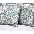 thumbnail image 2 of HomeRoots 482072 26 x 26 in. Blown Seam Floral Indoor & Outdoor Throw Pillow Off White, 2 of 3