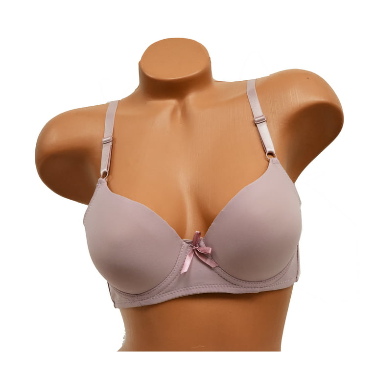 Women Bras 6 pack of T-shirt Bra B cup C cup D cup DD cup Size 32B (6843)
