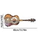 thumbnail image 2 of Arte De Pared De Metal De Guitarra, Decoración De Pared Retro, Adorno De Pared Colgante Para Interiores, Exteriores, Oficina, Hogar, Decoración De Estudio De Música Guardurnaity HA038665-00, 2 of 6