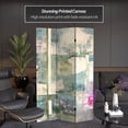 thumbnail image 2 of Red Lantern 6 ft. Tall Mineral Smoke Canvas Room Divider - 3 Panel, Freestanding, Gray, 2 of 6