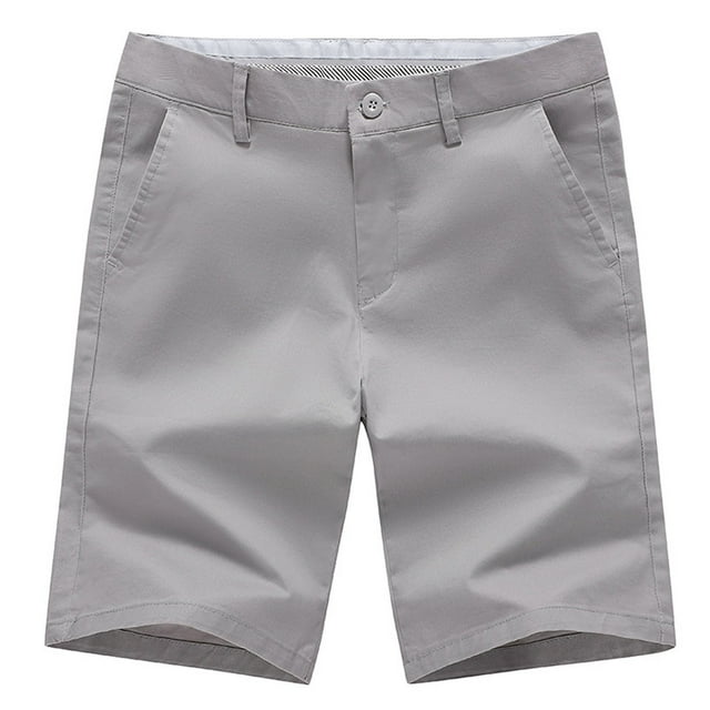 COM1950s Shorts for Men, Pants for Men, Men's Mid Length Five-Quarter Dress Pants Shorts Zipper Pocket, Men's Dress Pants, Dress Pants for Men, Men's Shorts with Pockets, Dress with Pockets