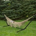 thumbnail image 2 of Northlight Macrame Hammock with Patterned Tassels - 78" x 31" - Brown, 2 of 7