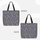 thumbnail image 2 of Balery Purple Butterflies Bolsa de Mano para Mujeres con Cremallera, Bolsa de Gimnasio con Compartimentos, Bolsa para Laptop, Bolsa para Trabajo, 2 of 7