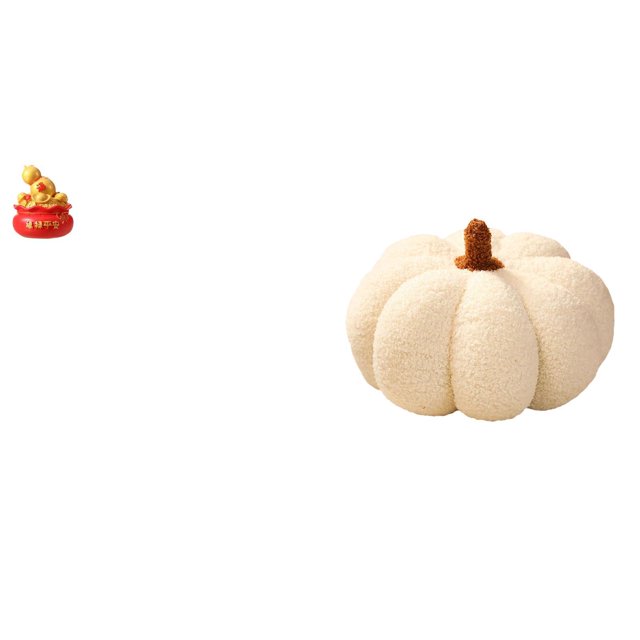 Adorno de calabaza con forma de cornucopia, artesanía artística, cojín para dormitorio, inauguración de la casa, decoración de sofá de año Nuevo,