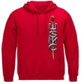 thumbnail image 4 of USMC Marine Corps Semper Fidelis Hooded Sweatshirt by , Red, L, 4 of 7