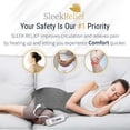 thumbnail image 5 of Sleek Relief Fast-Heating & Auto Shut Off Electric Heating Pad for Back Pain and Cramps Relief, XL, 5 of 8