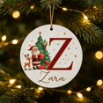thumbnail image 4 of 2026 Christmas Home Party Decoration 26 Letters Round Acrylic Christmas Ornament Set Personalized Alphabet Round Pendant DIY Custom Christmas Tree Hanging Decorations Festive Round Pendant, 4 of 6