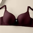 thumbnail image 3 of Fatuov Push Up Bras for Women Full Coverage Supportive Underwire, Adjustable Strap Comfort Bra for Travel, Lightly Lined Bra 46B, Coffee, 3 of 5