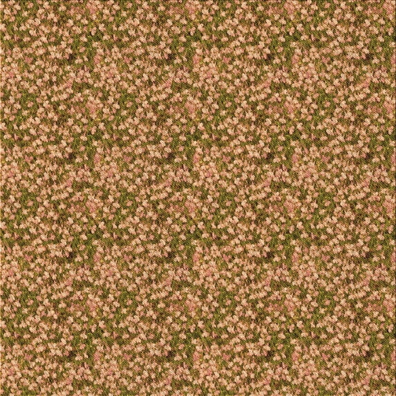 Ahgly Company Machine Washable Indoor Square Transitional Saddle Brown Area Rugs, 5' Square